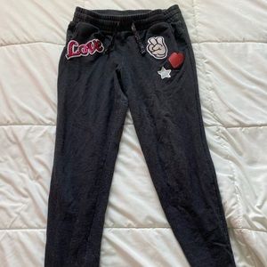 Black sweatpants